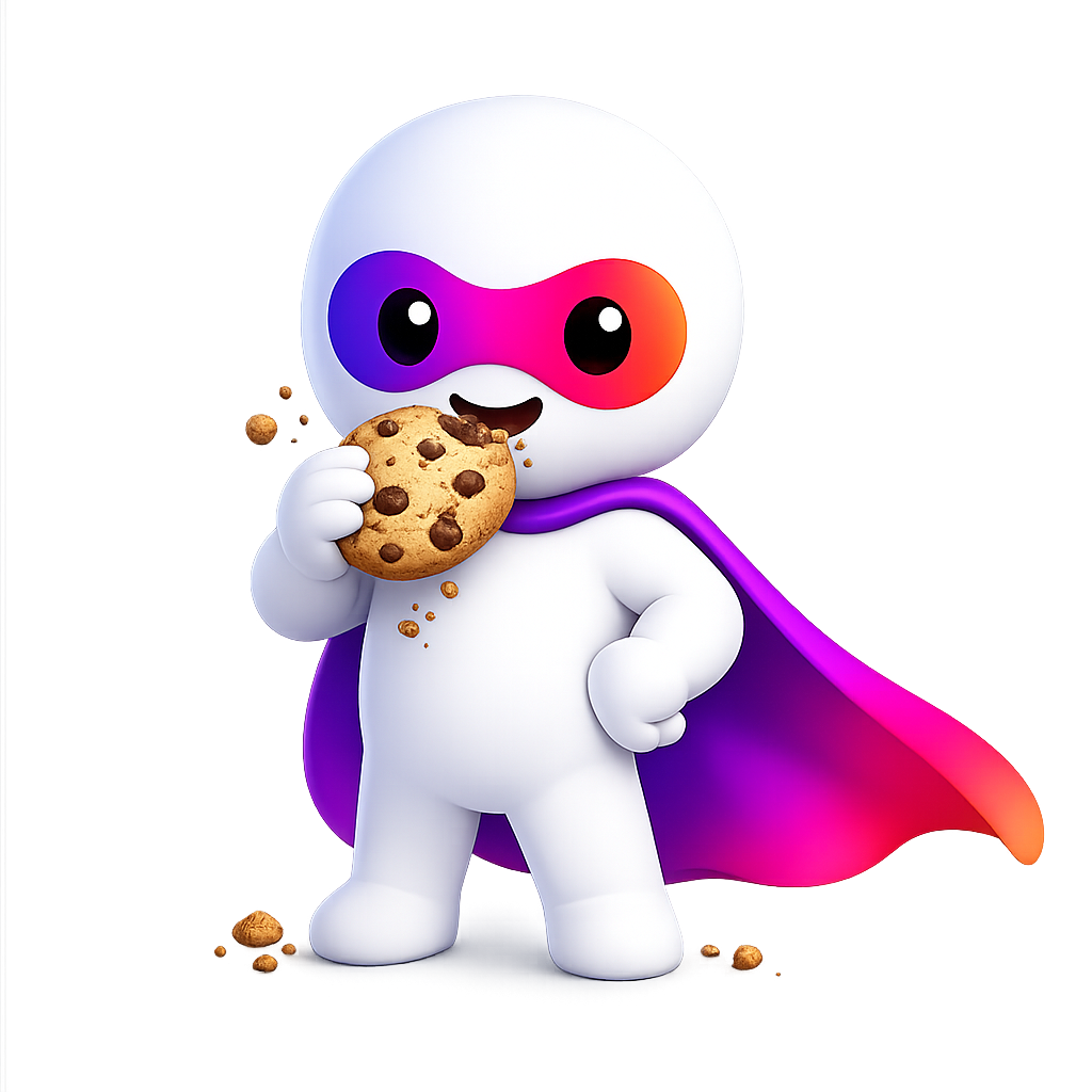 Illustrasjon av informasjonskapsler (cookies)