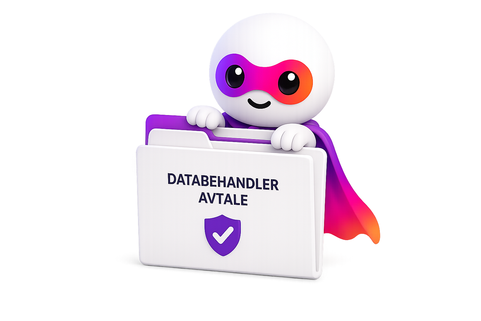 Illustrasjon av databehandling og personvern